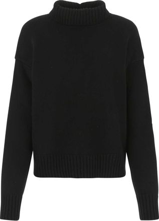 Jil Sander Black Cashmere Blend Oversize Sweater