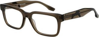 Trussardi Glasses, unisex, Brown, Size: ONE SIZE Square Glasses Frame
