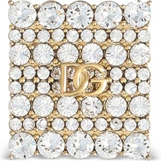 Dolce & Gabbana Spilla con strass - Oro