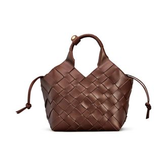 Cala Jade Misu Medium Schoudertas - Dames - Tassen - Bruin - Maat: ONE Size Katoen