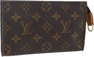 Louis Vuitton Pre-owned Clutches, female, Brown, Size: ONE SIZE Pre-owned Canvas Clutch