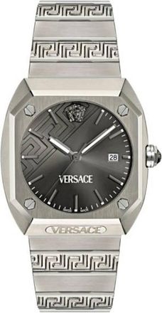 Versace Antares Quartz Grey Dial Mens Watch VE8F00524