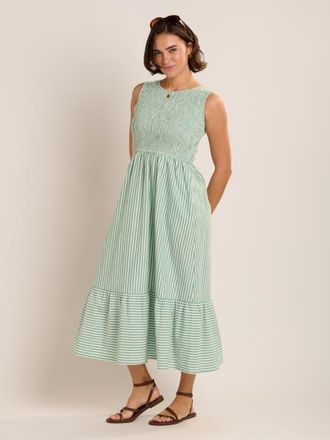 Brakeburn Trinn Bodice Maxi Dress in Green at Nordstrom, Size 10