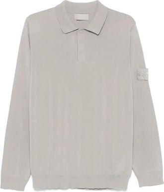 Stone Island Compass-Badge Polo Shirt - Mens - RWS Virgin Wool