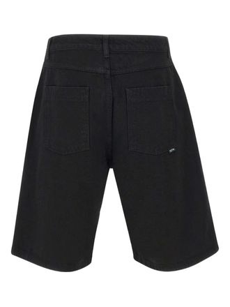 Arte logo-tag shorts - men - Cotton - 32 - Black
