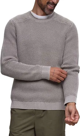 Barefoot Dreams Sunbleached Roll Neck Cotton Sweater in Pewter at Nordstrom, Size Xx-Large