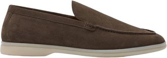 Scarosso Diep Taupe Su&egrave;de Loafer - Heren - Loafers - Bruin - 43 1/2 EU - Su&egrave;de - Schoenen