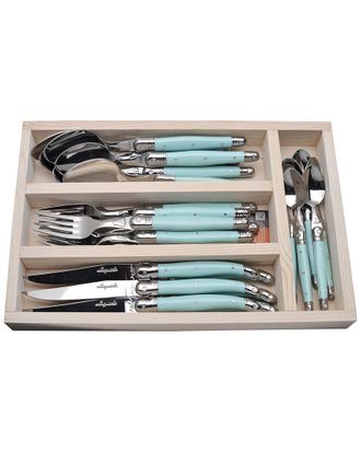 Jean Dubost 24Pc Flatware Set