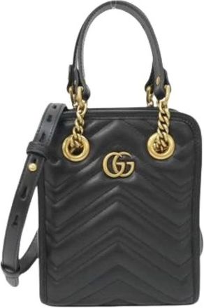 Gucci Pre-owned Quilted Mini Bag - - Pre-owned - Donna - Nero - ONE SIZE