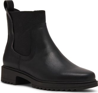 Blondo Cathleen Waterproof Platform Bootie in Black Leather at Nordstrom, Size 5.5