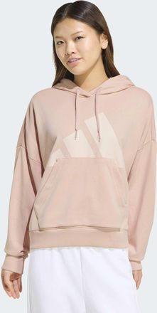 adidas Kapuzensweatshirt ADIDAS SPORTSWEAR W BL FT HD, Damen, Gr. XXL, blupnk, pnktin, Obermaterial: 55% Baumwolle, 36% Polyester, 9% Viskose, Sweatshirts Ka