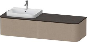 Duravit Happy D.2 Plus Unidad De Lavabo Para Consola De Pared, - Duravit