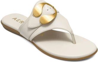 Aerosoles Glam Flip Flop in Eggnog Fx Nappa at Nordstrom, Size 8.5