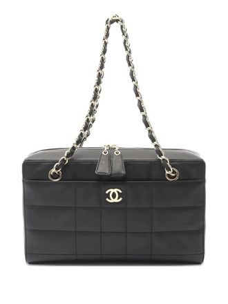 Chanel 2002-2003 Choco Bar shoulder bag - Black