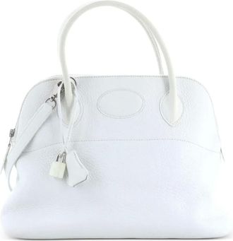 Herm&egrave;s Bolide Bag Clemence 31 satchel - Bianco