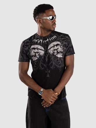 Affliction Collapse T-Shirt schwarz