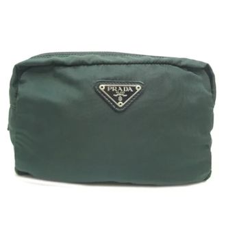 Prada Pre-owned Clutches, female, Green, Size: ONE SIZE Pre-owned Nylon prada-bags