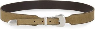 Fortela Phoenix Leather Belt in Testa Moro at Nordstrom, Size 70