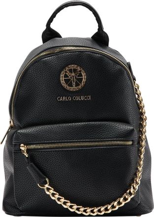 Carlo Colucci Rugzak - unisex - Rugzakken - Zwart - ONE Size - Tassen