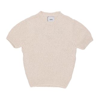 Arte Back Graphic Knit Tee - Heren - Truien - Beige - Maat: XL Katoen