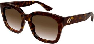 Gucci Authentieke stijlvolle brillen van premium kwaliteit - Dames - Zonnebrillen - Bruin - 54 MM - Accessoires