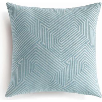 Napa Home & Garden Sora Square Indoor-Outdoor Pillow 20 in Blue at Nordstrom, Size 20X20