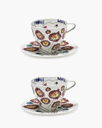 Serax Cappuccino Cup + Saucer Anemone Milk mf (set of 2 pcs)