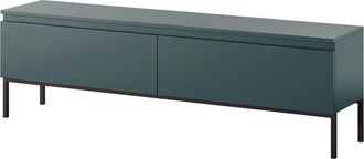 Selsey Selsey Bemmi - Mueble Tv 150 Cm, Verde Oscuro Con Patas Negras