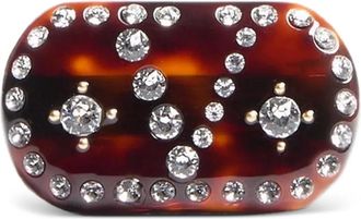 Valentino Garavani Clip per capelli VLOGO Signature - Marrone