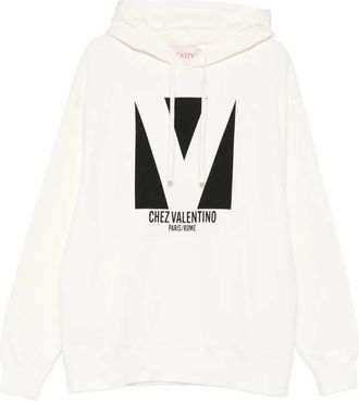 Valentino Garavani Chez-patch hoodie - White