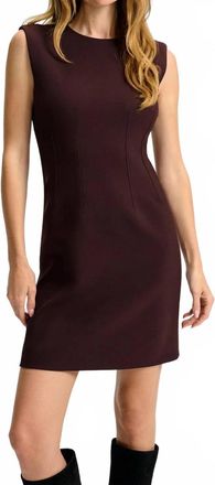 Veronica Beard Anais Mini Dress In Dark Current