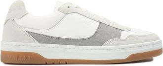 Mallet Footwear Mens Bennet Trainers - White Leather - Size UK 8