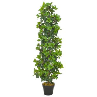 vidaXL Vidaxl - Planta Artificial &Aacute;rbol De Laurel Con Macetero 150 Cm Verde