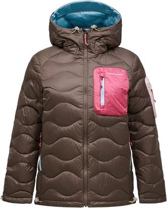 Peak Performance Helium Utility Down Hood Daunenjacke f&uuml;r Damen | braun
