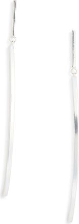 Karine Sultan Double Bar Drop Earrings in Silver at Nordstrom Rack
