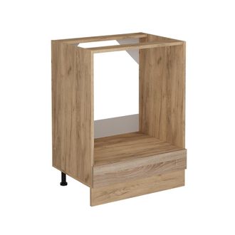 Vicco Armario Para Horno Empotrado R-line, Sonoma, 60 Cm Sin Encimera