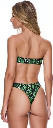 Sunkissed Le Bas Cheeky Swim Bottom in Black Mamba at Nordstrom, Size X-Small