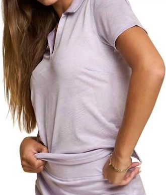 Fundamental Coast Terrain Polo Top In Orchid