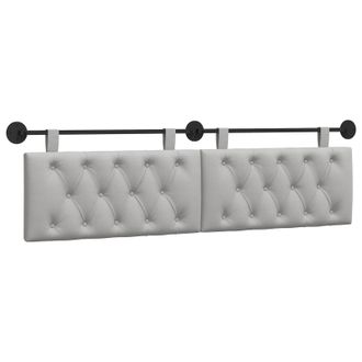 vidaXL Cabecero Colgante Gris Nube Tela Vidaxl