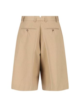 Ami Mens Ami Trousers Beige Cotton