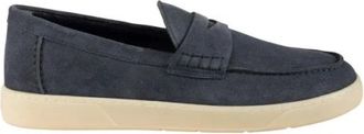 Hogan Stijlvolle Loafers - Heren - Loafers - Blauw - 44 EU - Leer - Schoenen