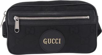 Gucci Off The Grid Belt Gg Econyl Black Canvas Handbag (Pre-Owned)