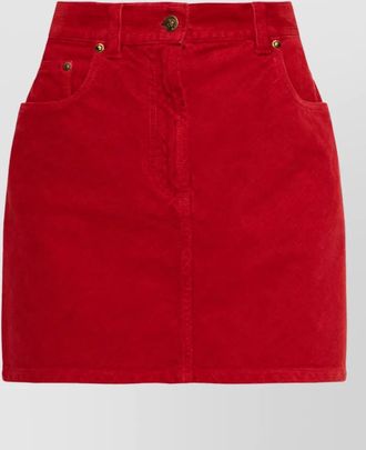 Versace denim mini skirt