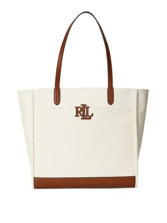 Lauren Ralph Lauren Cmryn lg tt-tote-large-canvas/ntrl sm