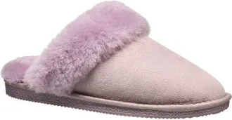 French Connection Sheepskin Scuff in Lilac at Nordstrom, Size Small
