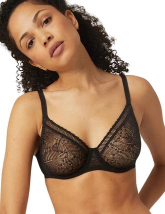 Simone P&eacute;r&egrave;le Womens 12S324 Comete Full Cup Bra - Black Polyamide - Size 36E