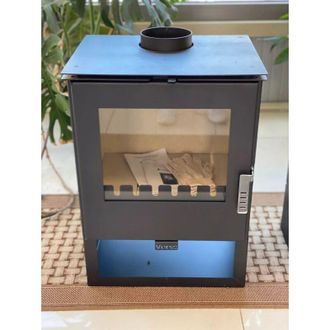 Verso Estufa De Le&ntilde;a Rheia 5 Kw, Calefacci&oacute;n Eficiente Y Ecol&oacute;gica Para Hogar