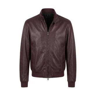 Tagliatore Ice Leather Jacket - Jackets - Hombre - Rojo - XL