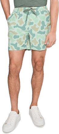 Chubbies The Duck Covers 6 (Everywear Performance Shorts) Mens Shorts Medium Green-pattern : 2XL 6, Polyester/Spandex