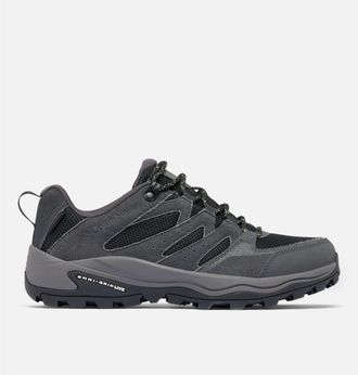 Columbia Wanderschuh COLUMBIA REDMOND IV LOW WATERPROOF, Damen, Gr. 37,5, schwarz (schwarz, citron haze), Mesh, Synthetik, Schuhe Wanderschuh, wasserdicht